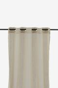 Venture Home - Gardin Kaya med sejlringe 2-pak - Beige - Gardinfag med...