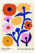 Pelcasa - Plakat Flower Market. Stockholm - Beige - Posters - - Homero...