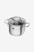 ZWILLING - Gryde Pico med glaslåg 1,4 l 14 cm - Sølvfarvet - Gryder & ...
