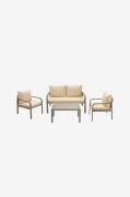 Hanah Home - Siddegruppe til haven - Arya - Beige - Loungemøbler - - H...