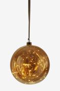 Star Trading - Glaskugle Glow - Orange - Dekorativ julebelysning - - H...