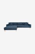 House Nordic - Loungesofa Lido - Blå - Sofaer med chaiselong - - Homer...