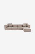 Homitis - HjørnesofaSnezzy - Beige - Sofaer med chaiselong - - Homeroo...