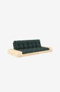 Karup Design - Base Sovesofa m. 2 sidebokse Tre-personers - Grøn - Sov...