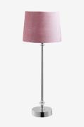 PR Home - Bordlampe Liam med skærm 59 cm - Sølvfarvet - Bordlamper - -...