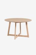 Kave Home - Spisebord Maryse, diameter 120 cm - Natur - Sofaborde - - ...