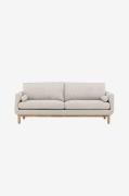 Venture Home - Sofa med 3 sæder Olympos - Beige - 3-pers. sofaer - - H...