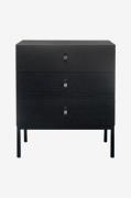 Nordic Furniture Group - Kommode Black 3 skuffer - Sort - Kommoder - -...