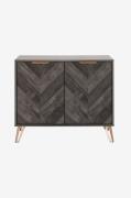 Loft24 - Skænk Dark Wood 2 Door - Brun - Skænke & sideboards - - Homer...