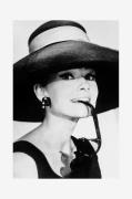 Malerifabrikken - Poster Audrey Hepburn 2 - Sort - Posters - - Homeroo...