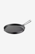 Skeppshult - Grillpande 28 cm med stålhandtag - Sort - Stegepander & g...