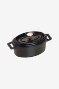 Staub - Gryde La Cocotte oval 11 cm, 0,25 l - Sort - Gryder & kasserol...