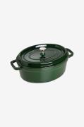 Staub - Gryde La Cocotte oval 29 cm, 4,2 l - Grøn - Gryder & kasseroll...