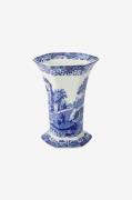 Spode - Vase Blue Italian sekskantet højde 27 cm - Blå - Urtepotteskju...