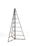 Konstsmide - Dekoration metalpyramide LED 150cm - Sort - Dekorativ jul...