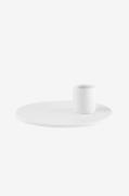 Blomus - Lysestage Nona Ø12 cm - Hvid - Lysestager & lanterner - - Hom...