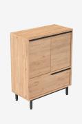 Hanah Home - Multi Purpose Cabinet-Olivia - Brun - Skabe - - Homeroom