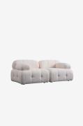 Hanah Home - 2-sæders sofa Muffin - Hvid - 2-pers. sofaer - - Homeroom