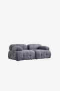 Hanah Home - 2-sæders sofa Muffin - Grå - 2-pers. sofaer - - Homeroom