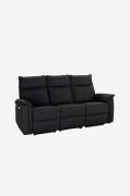 Loft24 - Sofa 3 sæder Zola - Sort - 3-pers. sofaer - - Homeroom