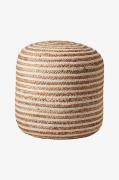 Affari of Sweden - Puf Juni - Beige - Fodskamler & puffer - - Homeroom