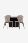 Venture Home - Spisebord Strada med Astoria-stol - Brun - Spisegrupper...