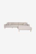House Nordic - Sofa Lido - Beige - Sofaer med chaiselong - - Homeroom