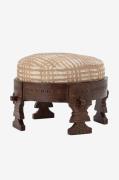 Bloomingville - Paloma Skammel - Brun - Fodskamler & puffer - - Homero...