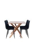 Venture Home - Piazza-spisebord med Polar-spisebordsstol - Sort - Spis...