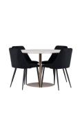 Venture Home - Lycke Spisebord med Night Spisebordsstol - Sort - Spise...