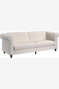 Dorel Home - Sofa 3 Seater Felix Ii - Hvid - 3-pers. sofaer - - Homero...
