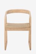 Bloomingville - Serrone Spisebordsstol - Natur - Stole med armlæn - - ...