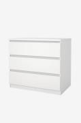 Tvilum - Naia Kommode 3 skuffer - Pakke - Hvid - Kommoder - - Homeroom