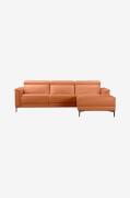 Dorel Home - Hjørnesofa sektionsopdelt sovesofa Perry - Grøn - 3-pers....