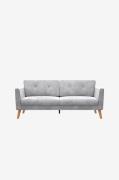 CosmoLiving by Cosmopolitan - Sofa 3-personers sofa Gloria - Grå - 3-p...