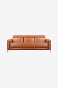 Loft24 - Hjørnesofa 3 sæder 1 liggestol højre elektrisk Lund - Grå - 3...