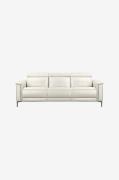 Loft24 - Sofa 3-personers sofa med 2 manuelle lænestole Lund - Hvid - ...