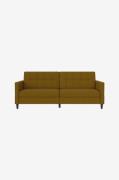 Dorel Home - Sovesofa med 3 sæder Hartford - Gul - Sovesofaer - - Home...