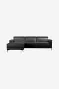 Loft24 - Sofa 2 sæder 1 hvilestol manual Lund - Grå - 2-pers. sofaer -...
