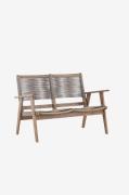 Venture Home - Sofa med 2 sæder Little John - Brun - Havesofaer - - Ho...