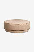 vtwonen - Puf Pearl XL - Beige - Fodskamler & puffer - - Homeroom