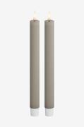 DeluxeHomeart - LED-kronelys 2,2x24 cm 2 stk. - Beige - Lys - - Homero...