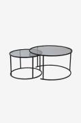 Homitis - Sofabordssæt Aurum Double - Sort - Sofaborde - - Homeroom