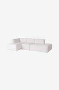 Hanah Home - Hjørnesofa Dicle - Hvid - Sofaer - - Homeroom