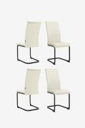 Loft24 - Spisebordsstol 2Pk Sia - Hvid - Stole - - Homeroom