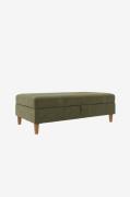 Dorel Home - Puf med opbevaring Lilly - Grøn - Fodskamler & puffer - -...