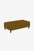 Dorel Home - Ottoman med opbevaring Presley - Gul - Fodskamler & puffe...