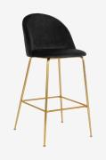 House Nordic - Barstol Lausanne 2-pak - Sort - Barstole & -taburetter ...