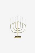 Konstsmide - El-lysestage 7 lys metal 45 cm - Messing - Adventslysesta...