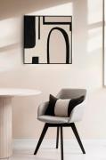 Zelected by Houze - Indrammet lærred Abstract Therapy - Beige - Julepy...